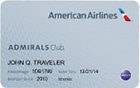 American Airlines Admirals Club membership accepted