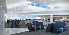 Rendering of the new Delta Sky Club ATL Concourse B | Courtesy of Delta