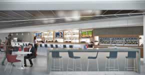 Rendering of the new Delta Sky Club ATL Concourse B | Courtesy of Delta