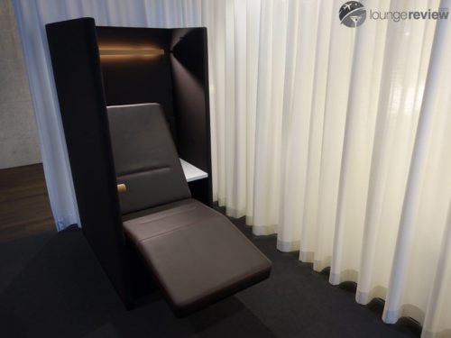 Private pods at the SWISS Lounges - Zurich (ZRH) Concourse E