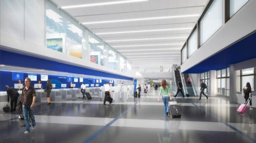 New United LAX check-in area at Terminal 7 | © United