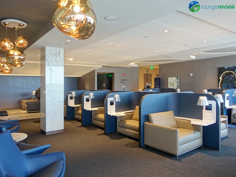 United Polaris Lounge Houston design