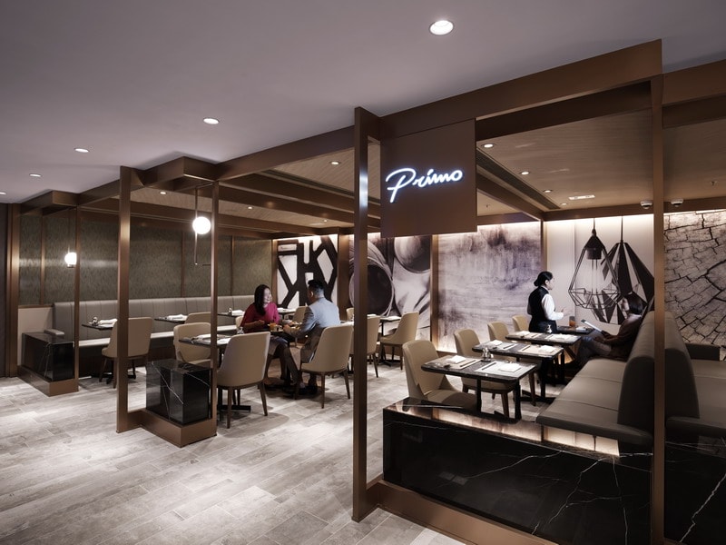 Dining room at the Plaza Premium First Lounge - Hong Kong (HKG)