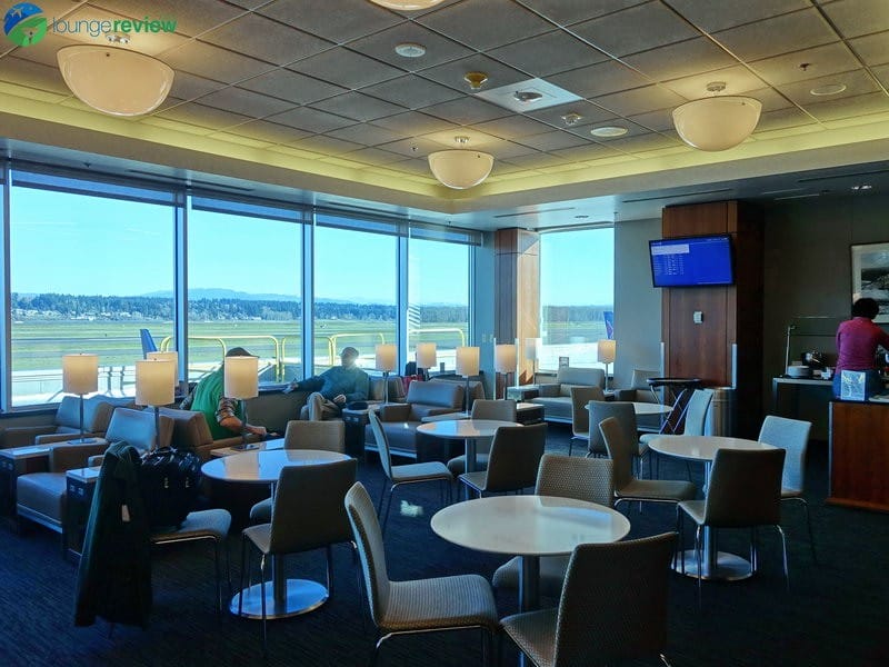 Lounge Review United Club PDX
