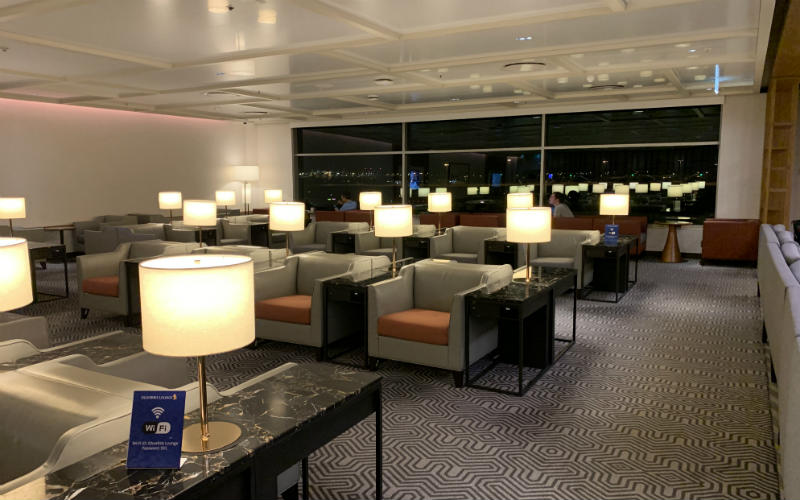 Singapore Airlines Lounge Sydney Lounge Lighting