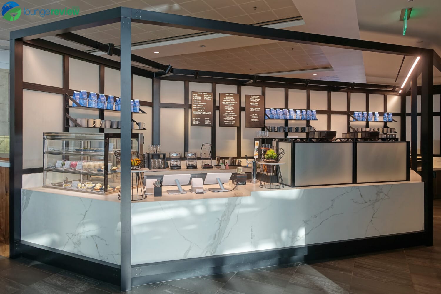 The Wellness cafe is a Centurion Lounge Seattle exclusive feature