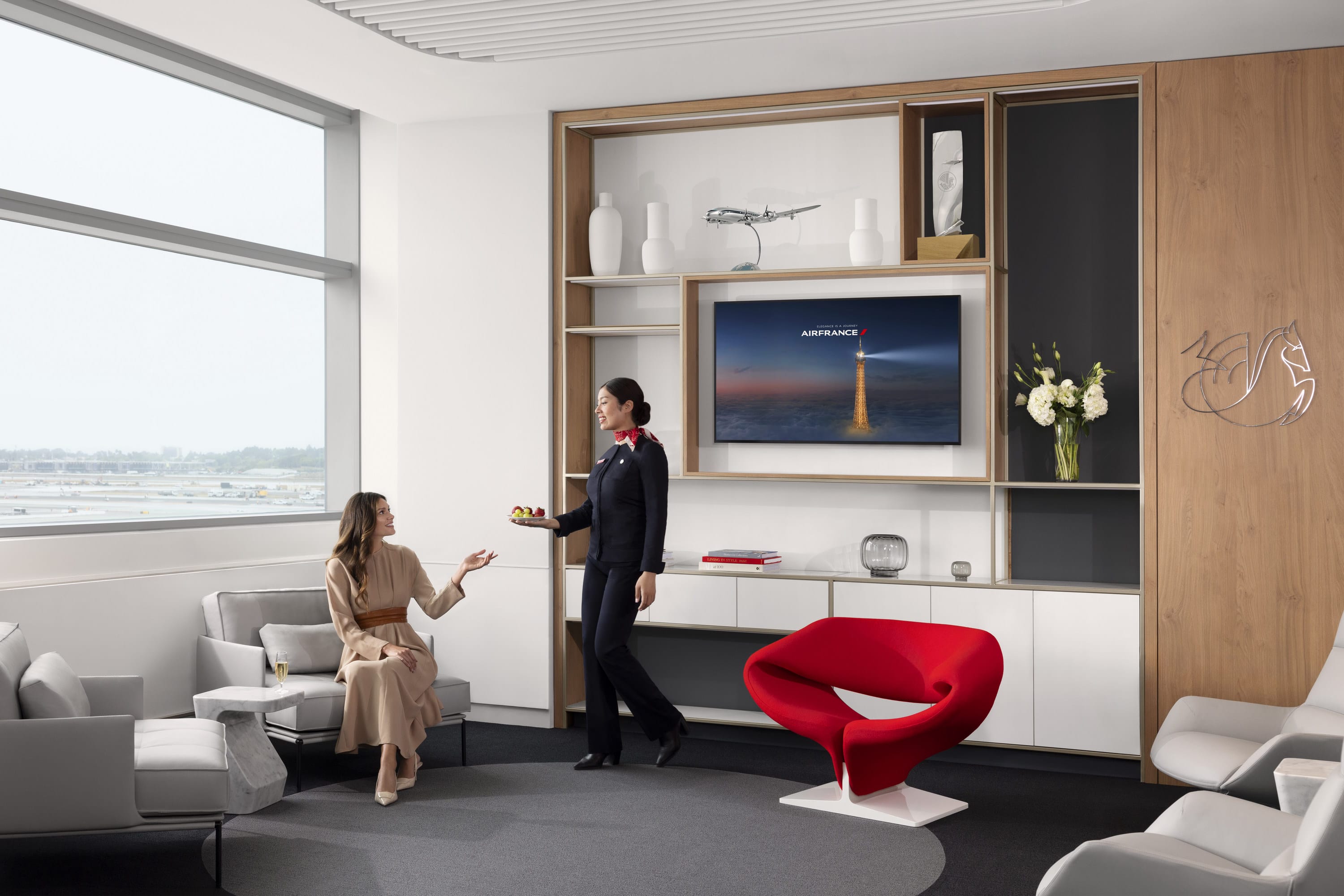 Air France Lounge LAX La Premiere private room