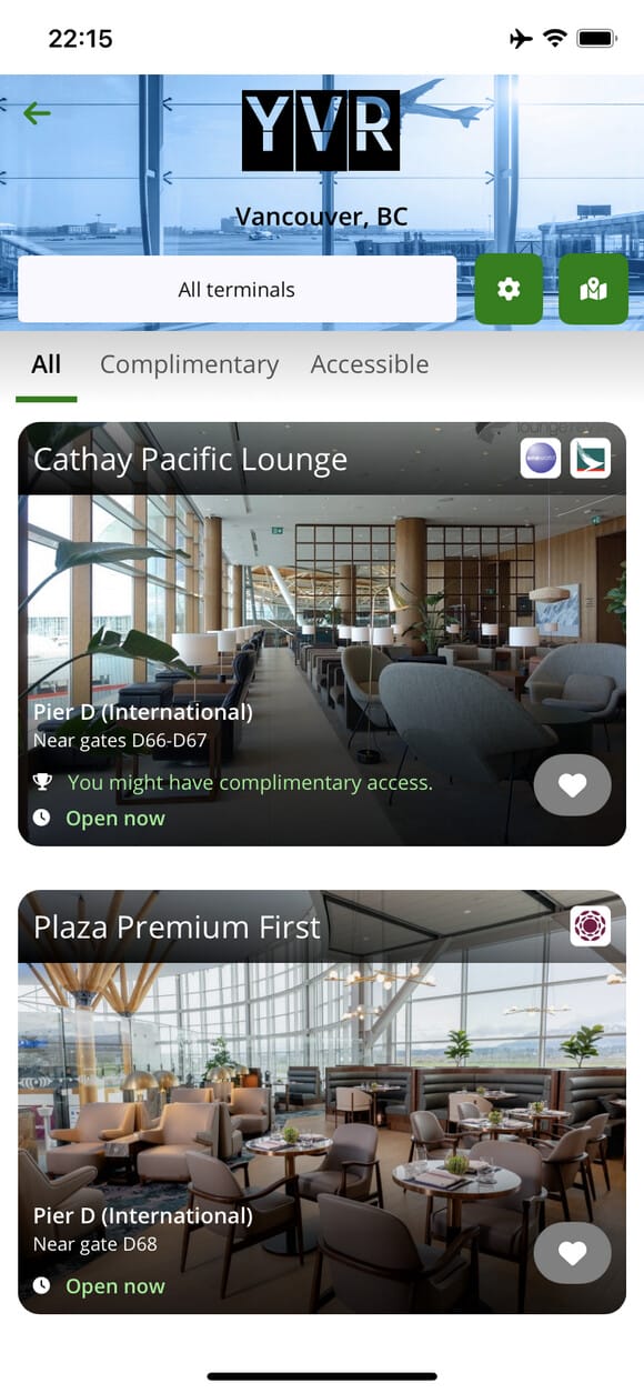 LoungeReview App Screenshot